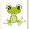 Kinderzimmer Frosch Kinder Poster